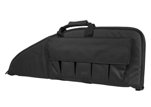 NcStar Vism Rifle Case w/ Double Zippers ID Holder Foam Padding & Black