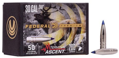 Federal Terminal Ascent Component 30 Cal 200gr 50 Count - PB308TA2