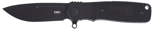 CRKT Homefront EDC Compact 2.91" Folding /G10 Plain Black DLC S35VN Blade Handle - K245KKP
