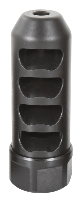 American Precision Arms Gen 2 Fat Bastard Self Timing Brake Black Nitride Stainless Steel with 5/8"-24 tpi Threads 3.30" OAL & 1.115" Diameter for 338 Cal Rifle