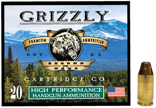 Grizzly Ammo 380ACP 90gr Jacketed Hollow Point
