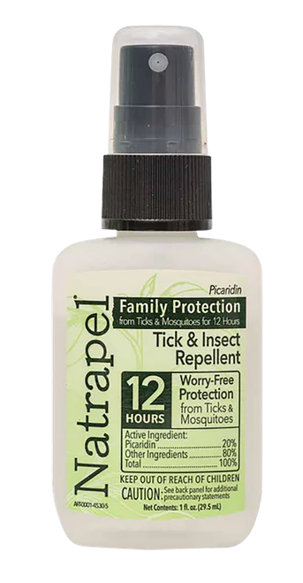 Natrapel Picaridin Insect Repellent 1oz Spray Repels Ticks & Biting Insects Effective Up to 12 hrs
