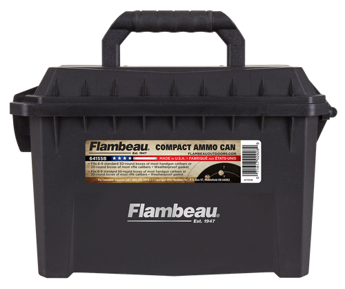 Flambeau Compact Ammo Can 223 REM/5.56NATO Black 20-Round Boxes - 6415SB