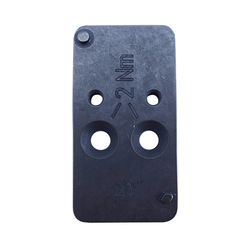 HK Optic Plate #5 Black Steel Fits VP9 Or Burris/Vortex Pattern Footprint Mount