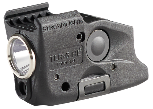 Streamlight TLR-6 HL Gun Light Black 300 Lumens White LED/Red Laser Glock Gen 3/4/5