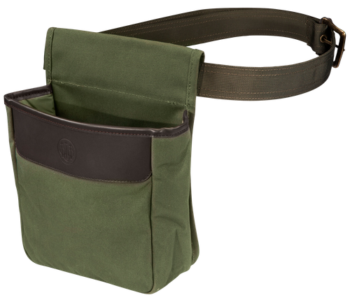 Beretta USA Waxwear Shell Pouch Green Cotton/Leather
