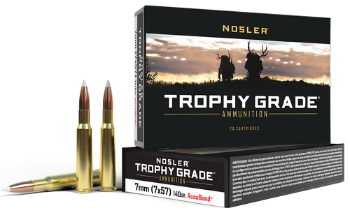 Nosler Trophy Grade 7x57mmMauser 140gr Nosler AccuBond