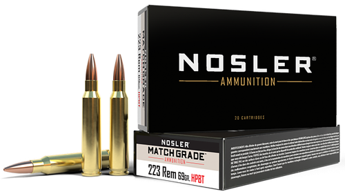 Nosler Match Grade 223Rem 69gr Custom Competition