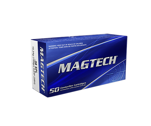 Magtech Range/Training 38Special+P 158gr Semi Jacketed Hollow Point 50 Per Box/20 Case