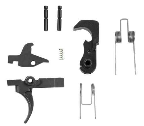 LBE Unlimited Replacement Trigger Mil-Spec Group Curved with Black for AR-15 - ARTRGRP