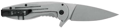 S.O.G Aegis FLK 3.40" Folding Clip Point Satin 4116 Blade/Silver Handle - SOG14410242