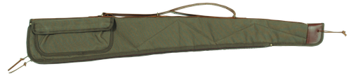 Bob Allen Canvas Shotgun Case Green 48" Long