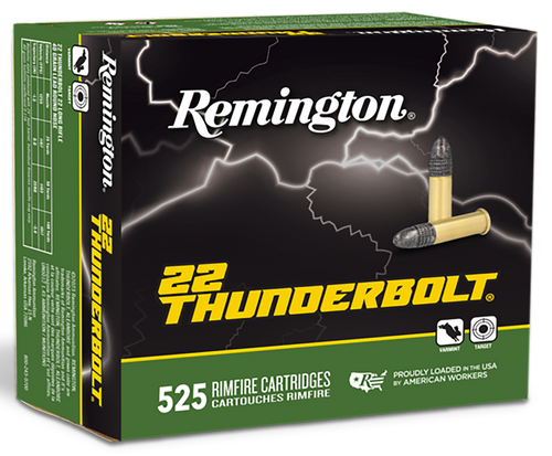 Remington Ammunition Thunderbolt Bulk 22LR 40gr Lead