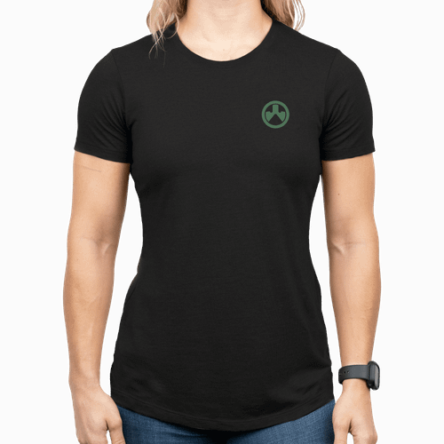 Magpul Prickly Pear Women's Black Cotton/Polyester Short Sleeve 3XL - MAG13410013X