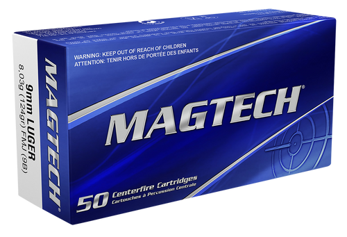 Magtech Range/Training 9mmLuger 124gr Full Metal Jacket