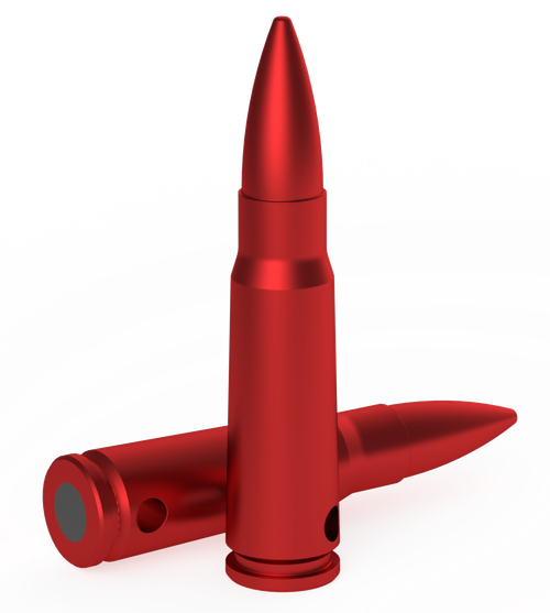 Birchwood Casey BC- Duracap Training Rounds 7.62X39 Aluminum 4PK