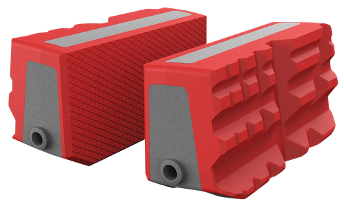 Real Avid/Revo Smart-Jaws Multi-Fit Sleeves Reversible Gray/Red Rubber Overmold - AVSFJMF