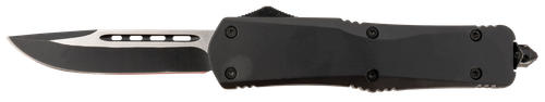 Steel River Knives Spartan 3.75" Drop Point Black/Silver 440C Stainless Blade 5.5" Aluminum Zinc Alloy Handle