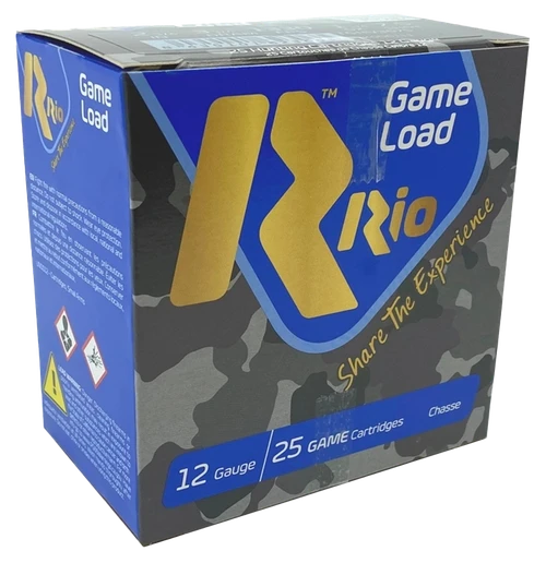 Rio Ammunition Game Load High Velocity 12Gauge 2.75" 1 1/4oz 7.5Shot 25 Per Box/10 Case