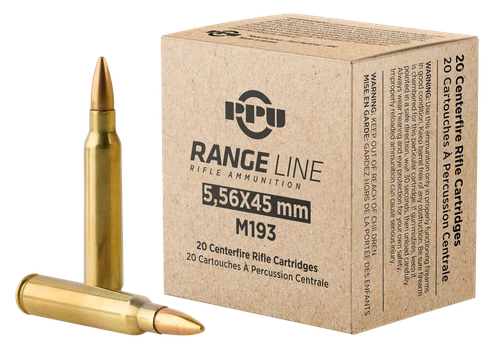 TR&Z PPU Tr&Z 5.56 NATO Ammo 55gr FMJBT 20 Rounds - PPR556