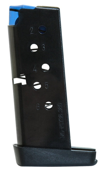 Mec-Gar Taurus 6-Round 380 ACP Fits PT738 TCP Blued Carbon Steel