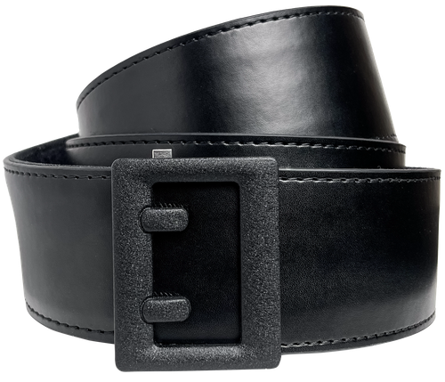 Team Nexbelt Operating Duty Belt Black Leather 2.25" Wide Buckle Closure - PCS1817
