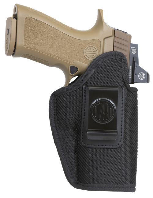 1791 Gunleather Premium Nylon IWB Size 05 Black Ballistic Clip-On Left Hand