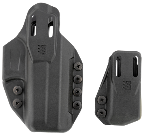 Blackhawk Stache Premium Kit IWB Size 02 Black Polymer Belt Clip Fits Glock 19/23/32/44/45 Includes Magazine Carrier Ambidextrous