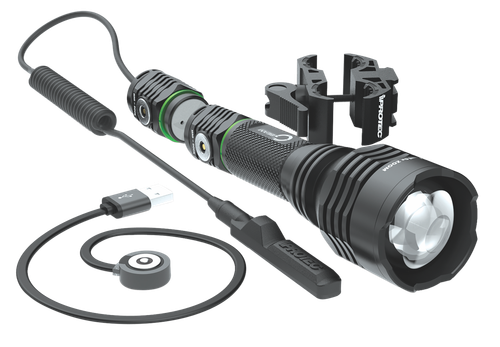 iProtec O2 Beam RC-Green Black Anodized 40/400 Lumens - 6689