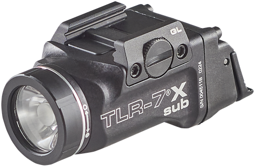 Streamlight TLR-7 X Sub Black Anodized 500 Lumens White LED Glock MOS/48 43X/48