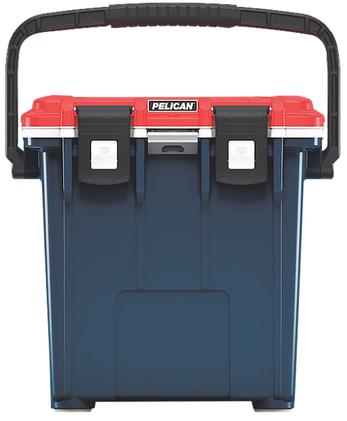 Pelican Personal Cooler Elite Red/White/Blue Polypropylene 20 QT - 20Q5BLUREDWHT