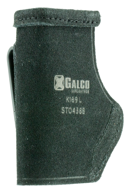 Galco Stow-N-Go IWB Black Leather Belt Clip