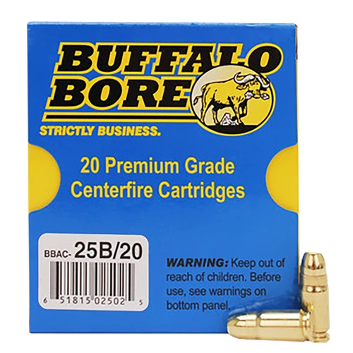 Buffalo Bore Heavy Strictly Business 357 SIG Ammo 125gr FMJ FN 20 Rounds - 25B20