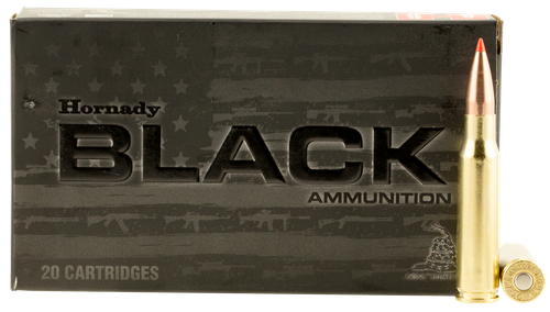 Hornady Black 308Win 168gr A Max 20 Per Box/10 Case