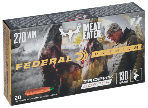 Federal Premium 270Win 130gr Trophy Copper 20 Per Box/10 Case