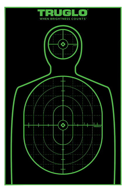 TruGlo Tru-See Handgun Target Self-Adhesive Heavy Paper