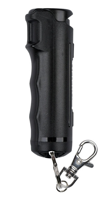Sabre Flip Top Pepper Gel OC 25 Bursts Range 10 ft .53 oz Black