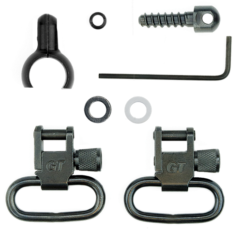GrovTec US Inc Swivel Set Tube .630"-.675" 1" Black Steel Rifle