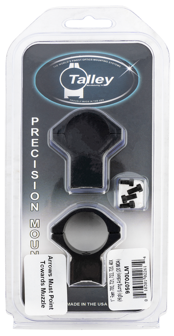 Talley Scope Mount/Ring Combo Black Anodized Aluminum