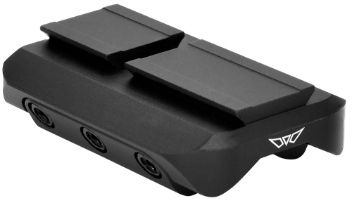 Warne Red Dot Reflex Mount Shotgun Rib Black Aluminum Fits Mini RDR Sights w/Acro Interface