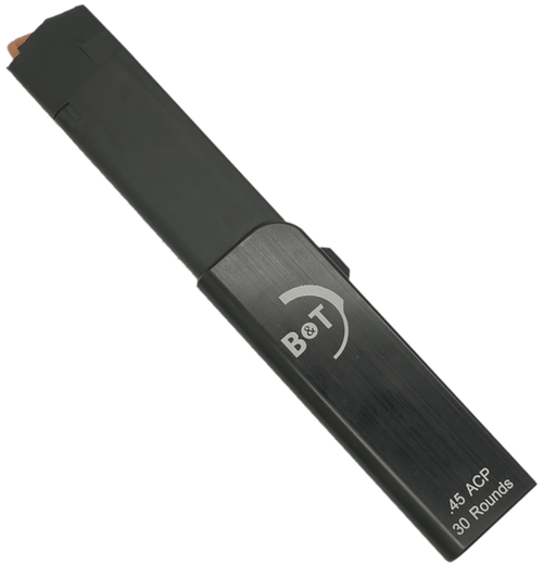 B&t Apc-G/SPC-G 45 ACP 30rd Magazine, Black - BT-220599