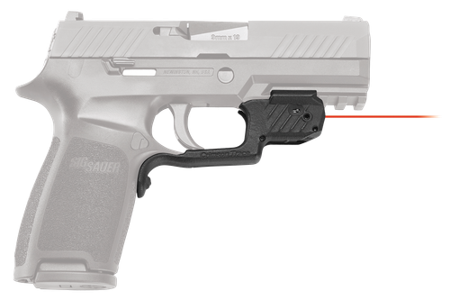 Crimson Trace Laserguard Fits Sig P320 (Except Subcompact)/M17/M18 Red Laser Black Polymer