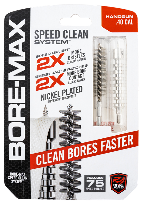 Real Avid/Revo Bore-Max Speed Clean Upgrade Set 40 Cal Pistol - AVBMSET40