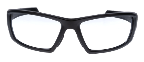 Walkers Game Ear Ballistic Eyewear Ikon Vector Adult Clear Lens Matte Black Frame