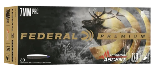 Federal 7mm PRC Ammo 170gr Terminal Ascent 20 Rounds - P7PRCTA3