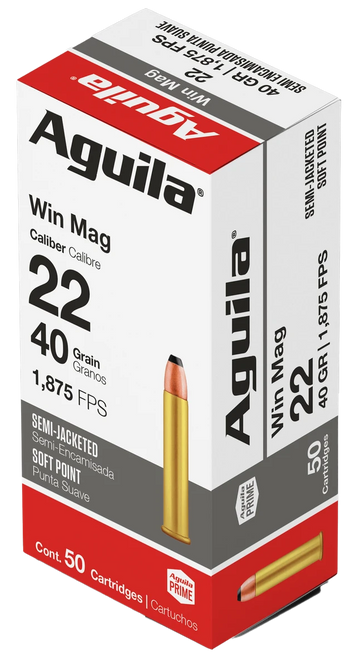 Aguila 22WMR 40gr Semi Jacketed Soft Point