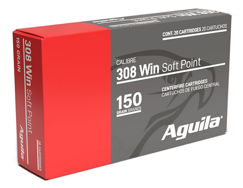 Aguila 308Win 150gr InterLock Boat Tail Soft