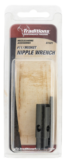 Traditions Nipple Wrench In Line Rifle Universal Steel Black