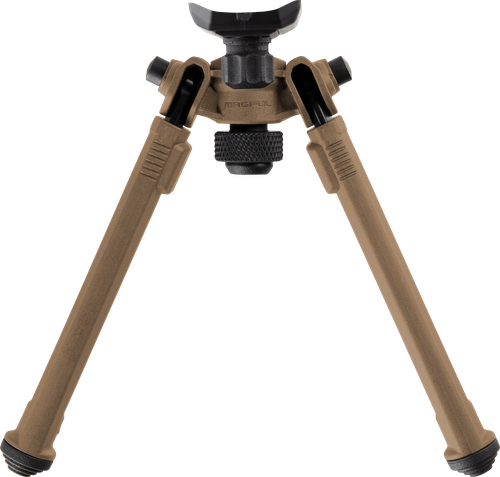 Magpul MAG1075-FDE Bipod with Flat Dark Earth Finish Sling Stud Attachment 6.30-10.30" Vertical Adjustment & Rubber Feet for AR-15