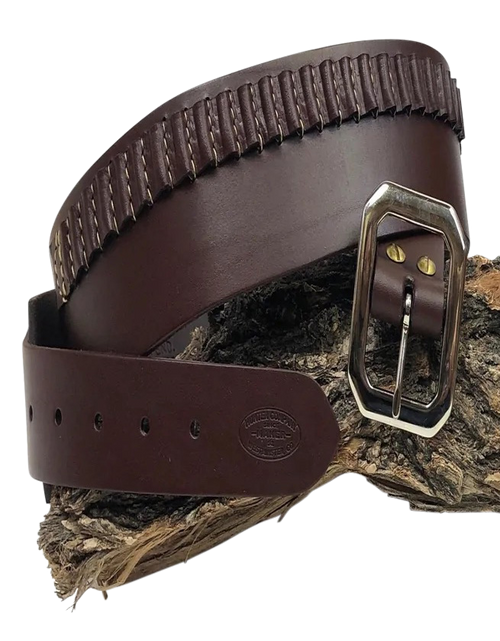 Hunter Company Cartridge Belt Chestnut Tan Leather